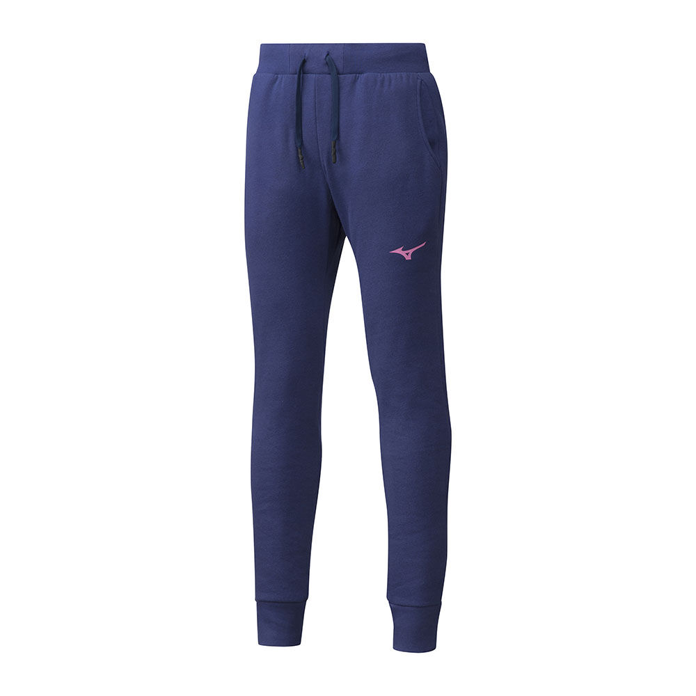 Pantalones Mizuno Heritage Rib Mujer Azul Marino Outlet FOKL-95836